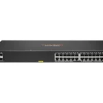 Aruba 6100 24G Class4 PoE 4SFP+ 370W Managed L3 Gigabit Ethernet (10/100/1000) Power over Ethernet (PoE) 1U Black