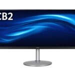 Acer CB2 CB342CKsmiiphzx 34 inch UWQHD Ultrawide Monitor (IPS Panel, FreeSync, 75Hz, 1ms, HDR 10, Height Adjustable Stand, DP, HDMI, USB Hub, Silver/Black)