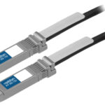 AddOn Networks 10GBASE-CU, SFP+, 1m fibre optic cable SFP+ Black