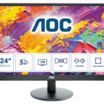 AOC M2470SWH LED display 59.9 cm (23.6") 1920 x 1080 pixels Full HD Black