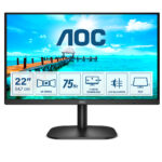 AOC B2 22B2H/EU LED display 54.6 cm (21.5") 1920 x 1080 pixels Full HD Black