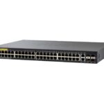 Cisco Small Business SF350-48P Managed Switch | 48 10/100 Ports | 382W PoE | 4 Gigabit Ethernet (GbE) Combo SFP | Limited Lifetime Protection (SF350-48P-K9-UK)
