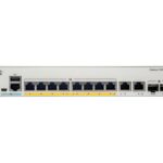 Cisco Catalyst 1000-8FP-E-2G-L Network Switch, 8 Gigabit Ethernet PoE+ Ports(C1000-8FP-E-2G-L)