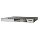 Cisco Catalyst WS-C3850-24P-S network switch Managed L3 Gigabit Ethernet (10/100/1000) Power over Ethernet (PoE) Black, Grey