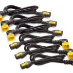 Power Cord Kit (6 ea), Locking, C13 to C14 (90 Degree), 1.8m (AP8706R-WW)