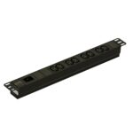 APC Easy Rack PDU, Basic, 1U, 1 Phase, 3.7kW, 230V, 16A, 8 x C13 outlets, IEC60320 C20 inlet (EPDU1016B)