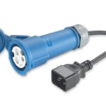 APC EPDU POWER CORD IEC309 16A TO Black 0.5 m C20 coupler (EPDU-PCG0B)